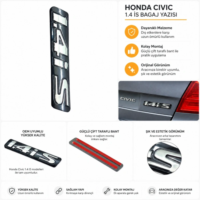Honda Civic 1.4 İS YAZI