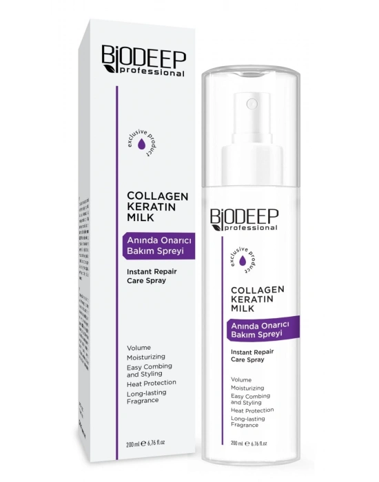 BİODEEP COLLAGEN&KERATİN ANINDA ONARICI BAKIM SPREYİ 200 ML