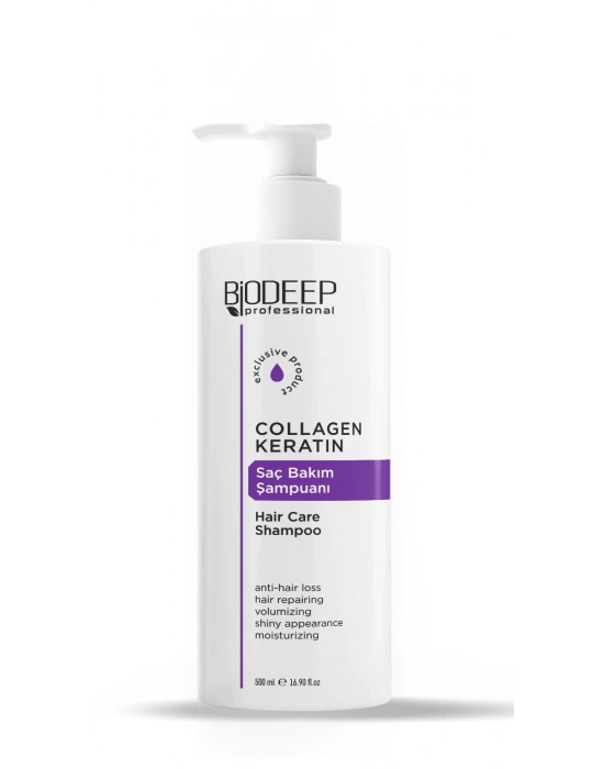 BİODEEP COLLAGEN&KERATİN SAÇ BAKIM ŞAMPUANI 500 ML