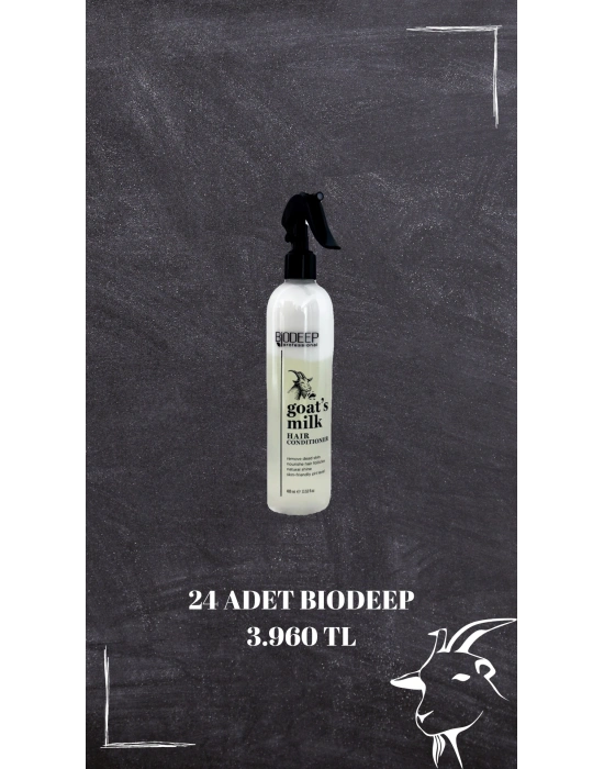 Biodeep Keçi Sütü Etkili Hair Conditioner 24x400 ml