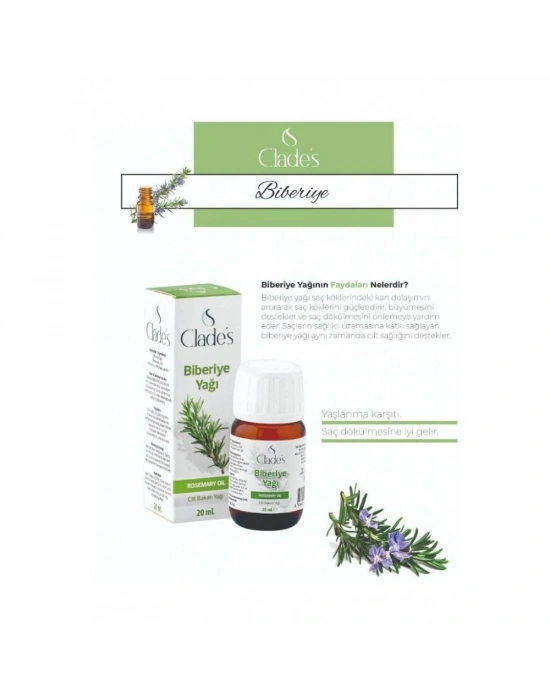 Clades Biberiye Yağı 20 ml