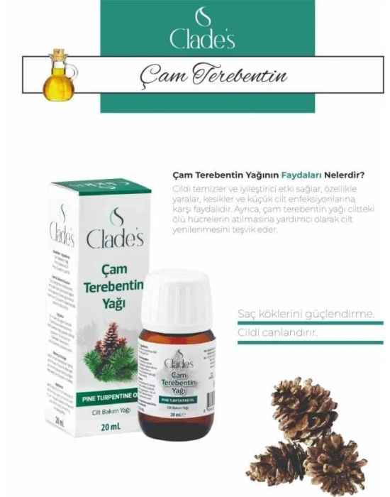 Clades Çam Terebenti Yağı 20 Ml