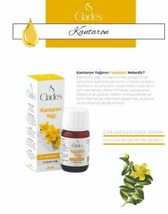 Clades Kantaron Yağı 20 Ml