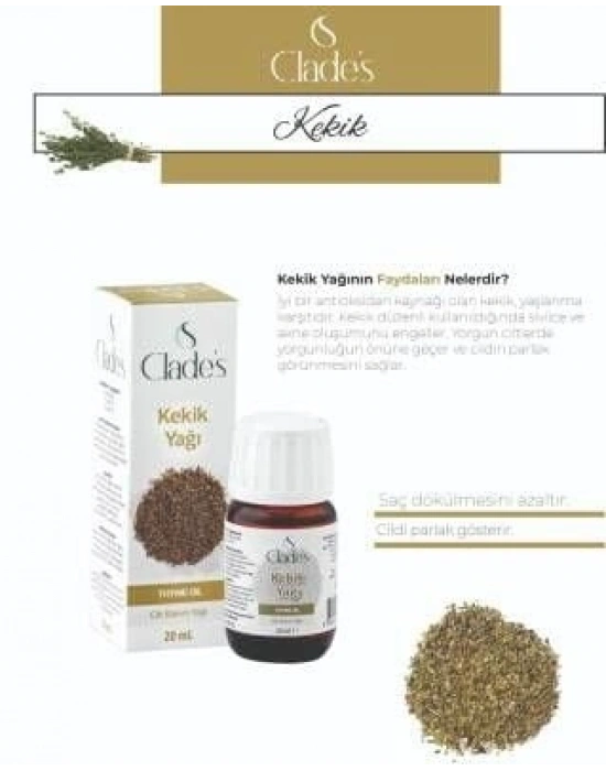 Clades Kekik Yağı 20 Ml
