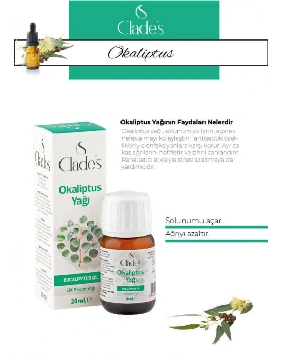 Clades  Okaliptus Yağı 20 ml