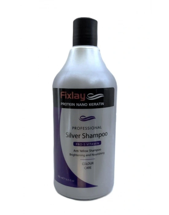 Fixlay Silver Mor Şampuan 500 ml