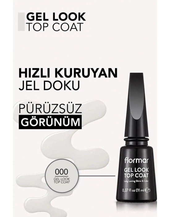 Flormar Gel Look (Jel Görünüm Veren Oje Koruyucu)