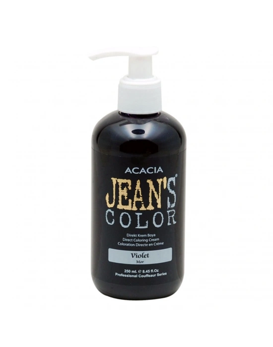 Jeans Color Su Bazlı Amonyaksız Saç Boyası (Mor) 250 ml.