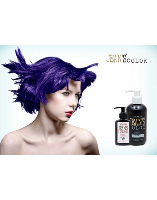 Jeans Color Su Bazlı Amonyaksız Saç Boyası (Mor) 250 ml.