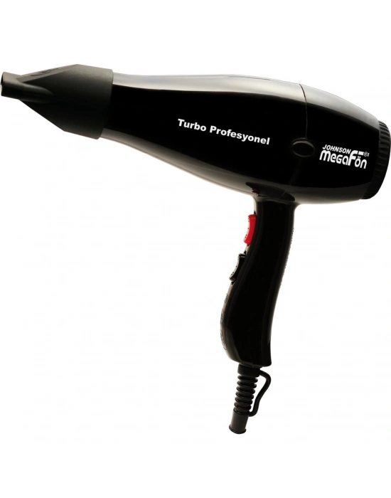 Johnson Megafön Turbo Profesyonel 3500 - 2400W Kuaför Tipi Saç Kurutma / Fön Makinesi