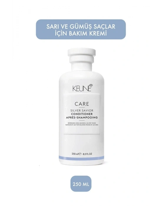 Keune Care Sılver Savıor Condıtıoner 250 ml Sarı, Gümüş, Beyaz Saçlar Için Mor Saç Kremi