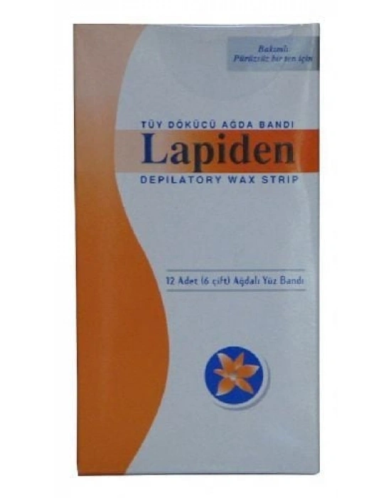 Lapiden Ağda Bandı Yüz İçin 12 Adet (6 Çift)