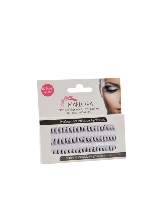 Maklora Natural 80li Tekli Kirpik Long