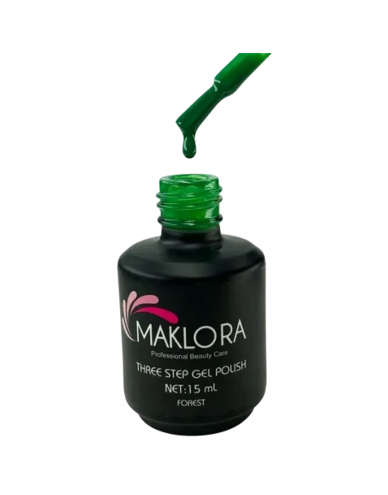 Maklora Three Step Kalıcı Oje Forest No: 348 15 Ml,