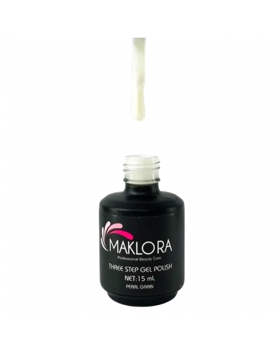 Maklora Three Step Kalıcı Oje Pearl Grain No: 350 15 Ml,