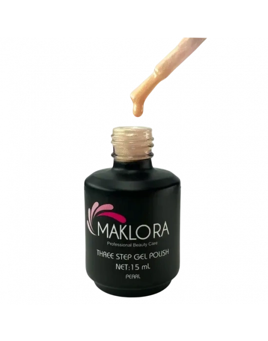 Maklora Three Step Kalıcı Oje Pearl No: 340 15 Ml
