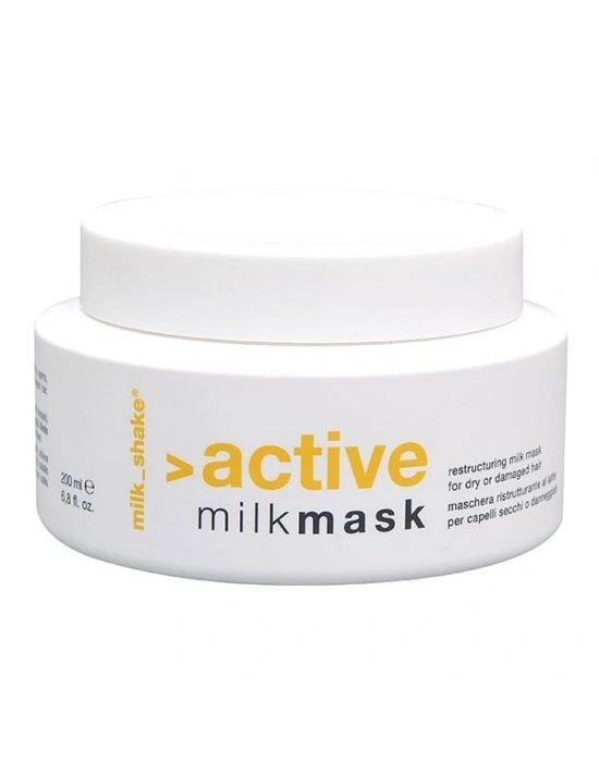 Milk Shake Active Milk Mask - Kuru Ve Yıpranmıs Saçlar İçin Onarıcı Aktif Süt Maskesi 200 ml.