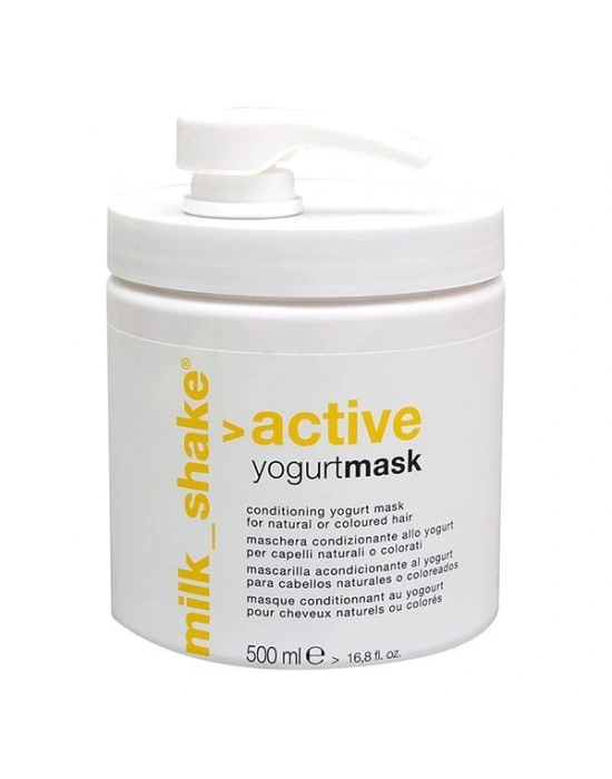 Milk Shake Active Yogurt Mask - Natürel Ve Boyalı Saçlar İçin Onarıcı Aktif Yoğurt Maskesi 500 ml.