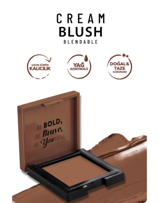 Pastel Cream Blush - Krem Allık 50 Brownie 3.6 g