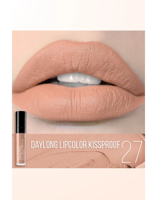 Pastel Daylong Lipcolor Kissproof - Likit Mat Ruj 27 7 ml