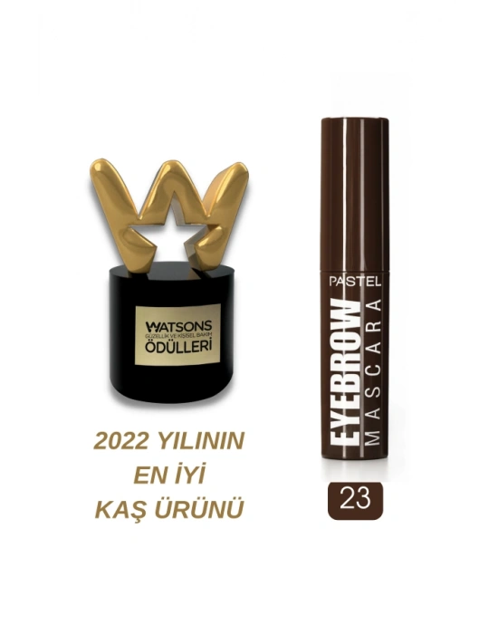Pastel Eyebrow Mascara - Kaş Maskarası 23 Dark Brown 4.2 ml