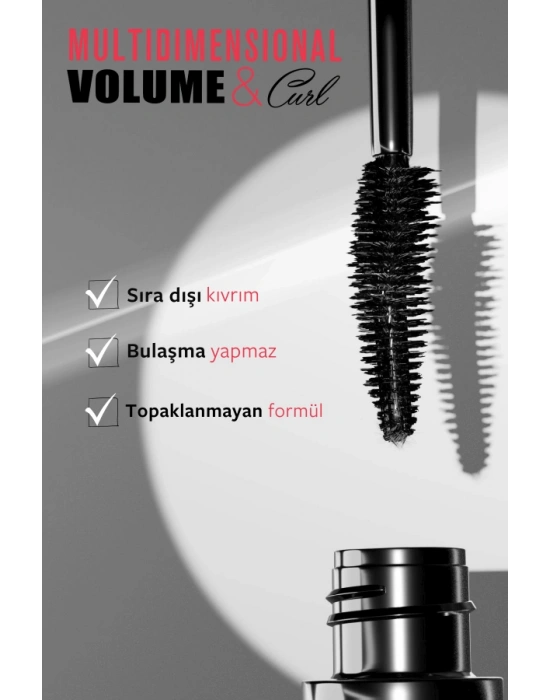 Pastel Multidimensional Volume&Curl Mascara - Maskara 12 ml