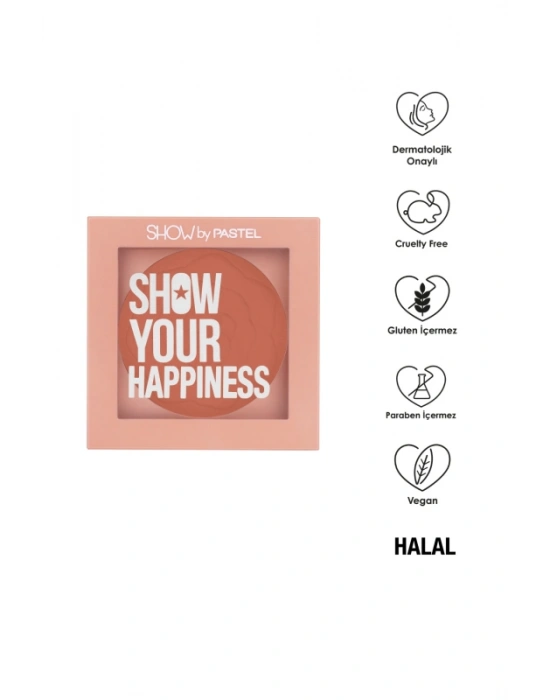 Show By Pastel Show Your Happiness Blush - Allık 205 Cosy 4.2 g