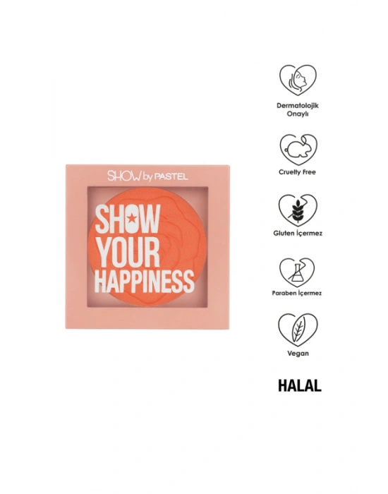 Show By Pastel Show Your Happiness Blush - Allık 206 Brave 4.2 g