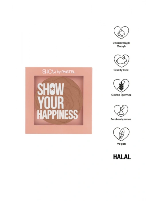 Show By Pastel Show Your Happiness Blush - Allık 208 Cool 4.2 g