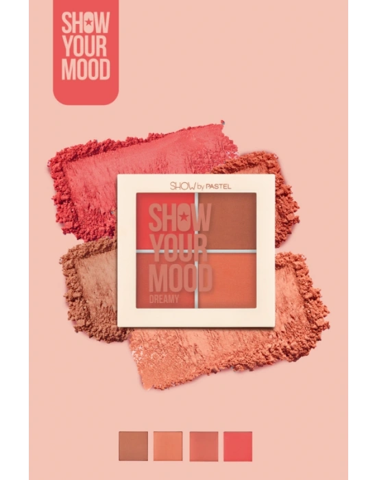 Show By Pastel Show Your Mood Blush Set - Allık Seti 442 Dreamy 4 x 4.3 g