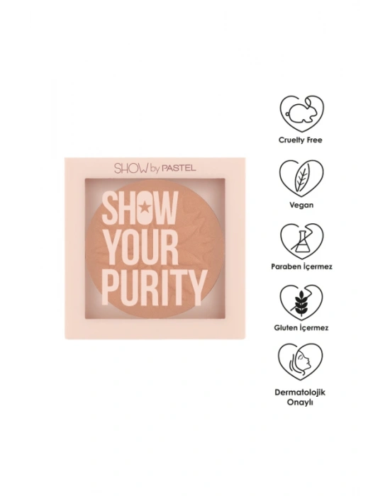 Show By Pastel Show Your Purity Powder - Pudra 102 Natural Finish 9.3 g