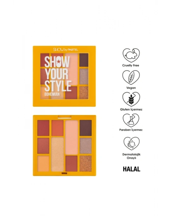 Show By Pastel Show Your Style - Far Paleti 461 Bohemian  8 x 1.30 g / 2 x 3.30 g