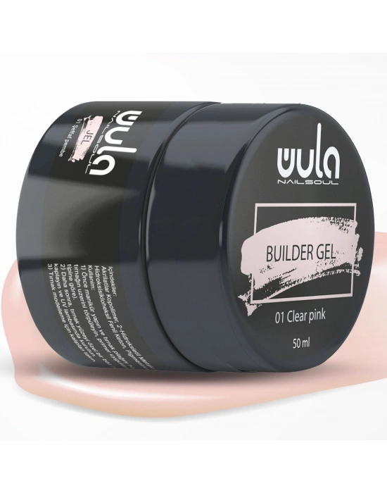 Wula Nailsoul Protez Tırnak Jeli Camouflage 50ml Clear Pink 01