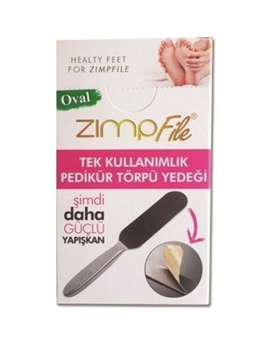 Zımpfile Tek Kullanımlık Pedikür Törpüsü Oval 100 Adet