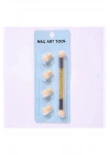 Nail Art Ombre Tırnak Süsleme Süngeri -Yedek Uçlu -Kalıcı Oje Sünger
