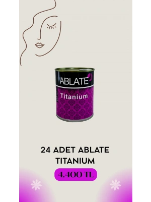Ablate Konserve Ağda Titanyum Pudralı 24x800 ml