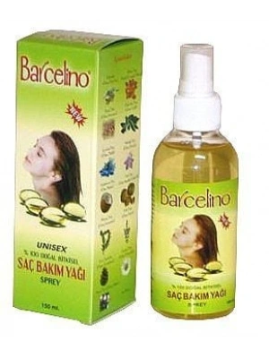 Barcelino Doğal Bitkisel Saç Bakım Yağı Unisex Sprey 150 ml.
