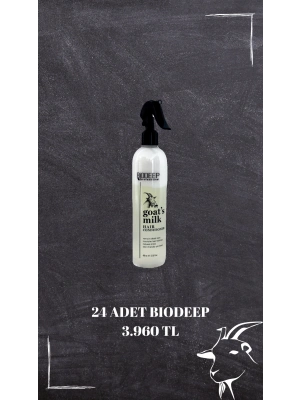 Biodeep Keçi Sütü Etkili Hair Conditioner 24x400 ml