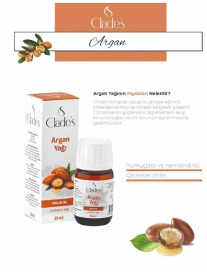 Clades Argan Yağı 20 Ml