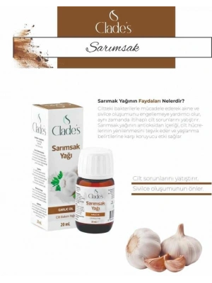 Clades Sarımsak Yağı 20 Ml
