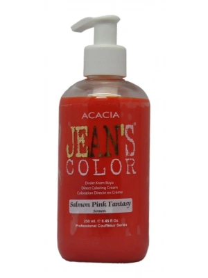 Jeans Color Su Bazlı Amonyaksız Saç Boyası (Somon Pembesi) 250 ml.