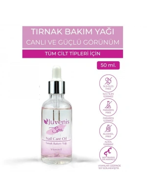 Juvenis E Vitamini İçeren Güçlendirici Ve Nemlendirici Spa Etkili Tırnak Bakım Yağı 50ml