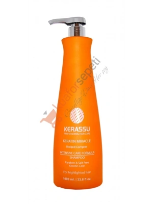Kerassu Keratin Miracle Röfleli Saçlar İçin Yoğun Bakım Şampuanı 1000 ml.
