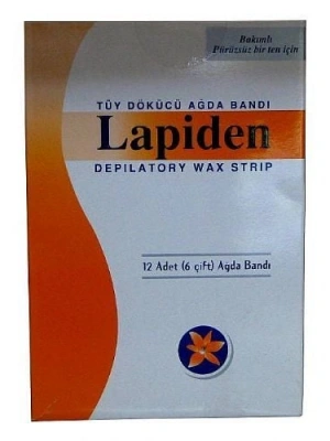 Lapiden Ağda Bandı Vücut İçin 12 Adet (6 Çift)