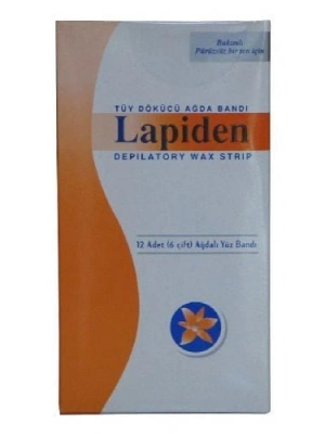 Lapiden Ağda Bandı Yüz İçin 12 Adet (6 Çift)
