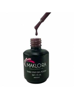 Maklora Three Step Kalıcı Oje Marsala No: 166 15 Ml