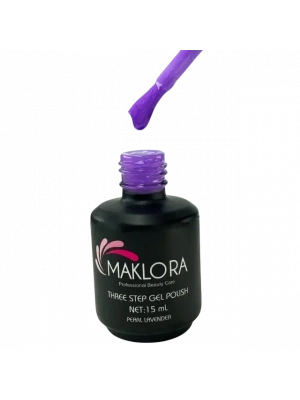 Maklora Three Step Kalıcı Oje Pearl lavender No: 355 15 Ml,