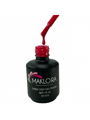 Maklora Three Step Kalıcı Oje Red Rose No: 211 15 Ml