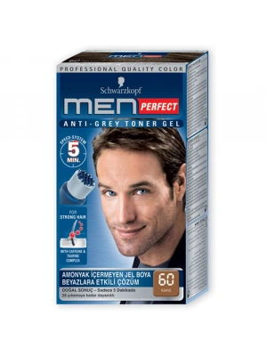 Men Perfect Amonyaksız Jel Saç Boyası - Kahve 60