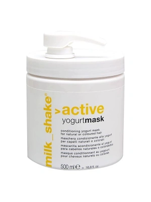 Milk Shake Active Yogurt Mask - Natürel Ve Boyalı Saçlar İçin Onarıcı Aktif Yoğurt Maskesi 500 ml.